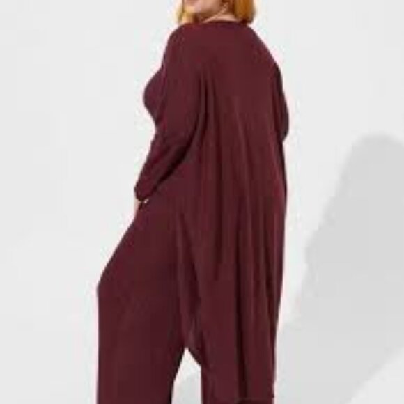 Super Soft Plush Cocoon Lounge Cardigan (Size 3) - Picture 2 of 6